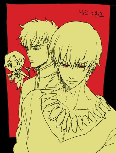 Gilgamesh Kotomine Kirei And Tohsaka Tokiomi Fate And 1 More Drawn By Mayuki Ubiquitous