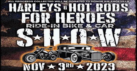 Harleys And Hot Rods For Heroes Ride In Bike And Car Show Smoky Mountain