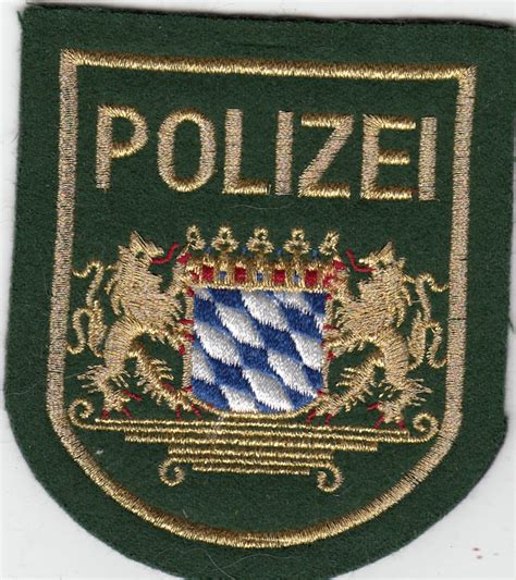 German Police Volkers Patch Collection