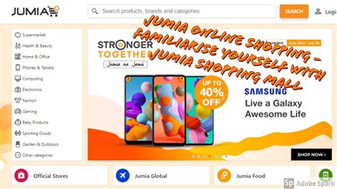 Jumia Online Shopping Familiarise Yourself With Jumia Shopping Mall