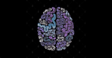 Neurodiverse Af Flower Brain Brain Sticker Teepublic