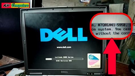 Dell Latitude Laptop Bios Password Recovery Dell Latitude D Youtube