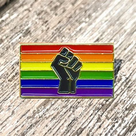 Stronger Together Progress Pride Flag Pin Set Of 2 1 Etsy
