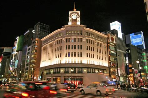 Ginza 4 Chome At Night Tokyo Photo Spots