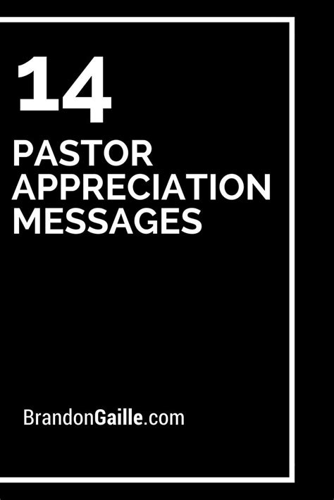 15 Pastor Appreciation Messages Appreciation Message Pastors