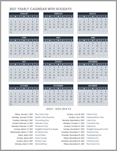 2020 Calendar With Holidays Excel