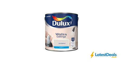 Dulux Matt Emulsion Just Walnut 25l Product Code 305249 £13 At Bandm