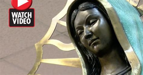 weeping virgin mary statue s sculptor speaks over miracle daily star