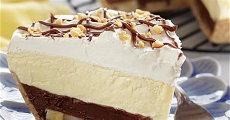 These next two layers are basic banana ice cream with chocolate and peanut butter flavorings. Peanut Butter and Chocolate Banana Cream Pie Recipe | Yummly
