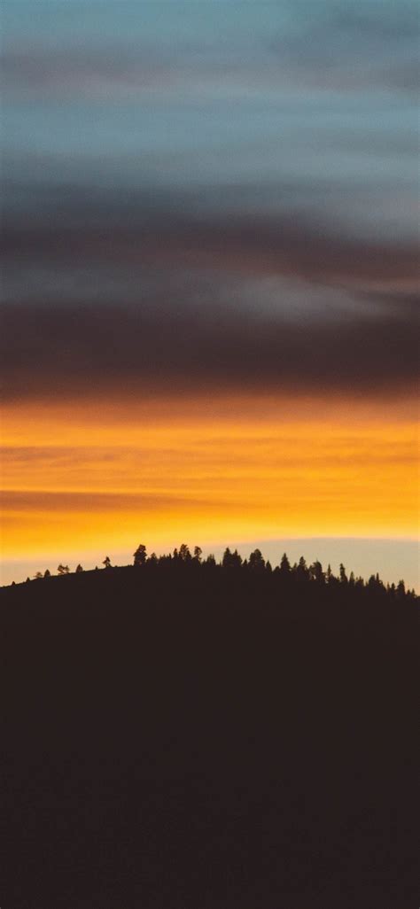 Apple Iphone Wallpaper Mw36 Sunset Mountain Sky Cloud
