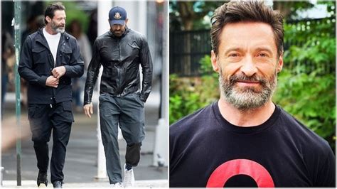 See Pics Hugh Jackman Clicked With Ryan Reynolds After Announcing