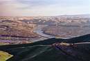 Landscape view of the valley and town of Lewiston, Idaho image - Free ...