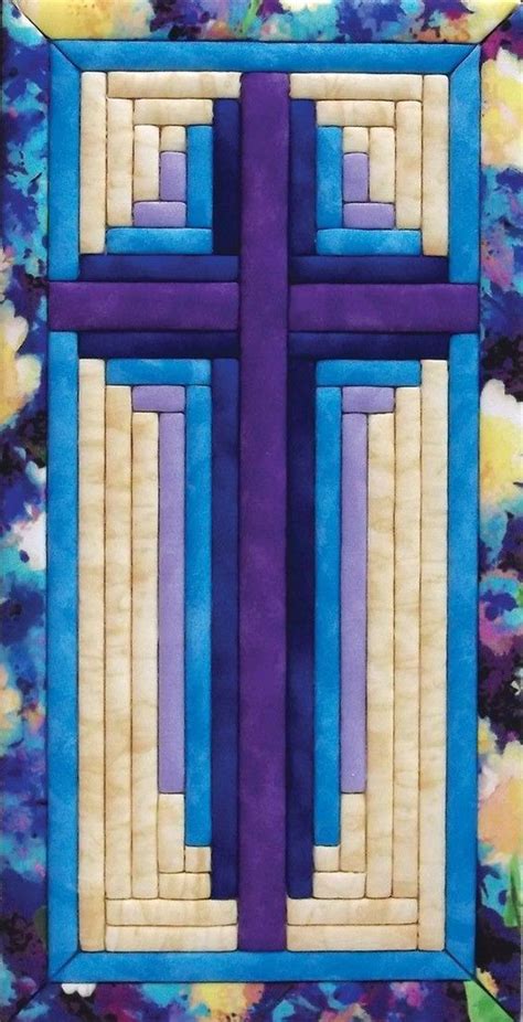 So, what defines a log cabin quilt pattern? Image result for Free Christian Quilt Patterns | Cross ...