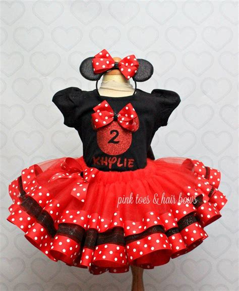 Mouse Tutu Set Mouse Outfit Mouse Birthday Outfit Minnie Mouse