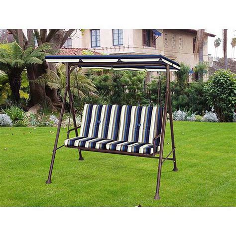 Sunrise outdoor patio swing canopy replacement top. Walmart Double Seat Cushion Replacement Swing Canopy ...