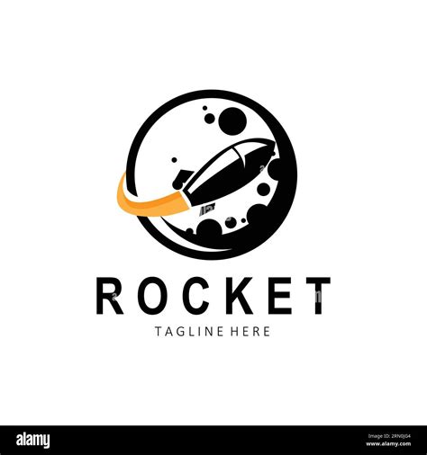 Rocket Logo Design Space Exploration Vehicle Stock Vector Image And Art