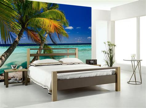 The great collection of wallpaper one wall in bedroom for desktop, laptop and mobiles. Beach Bedroom Ideas - HomesFeed