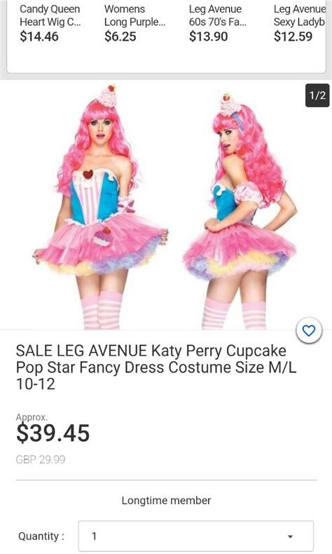 katy perry cupcake fancy dress costume women s fashion dresses and sets traditional and ethnic