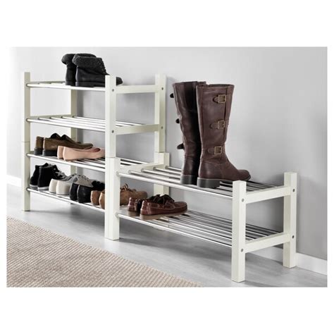 Voon secret shop 🔥product description🔥 4 layer rack color : TJUSIG Rak kasut - putih - IKEA