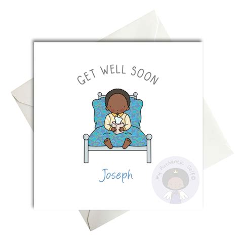 Get Well Soon Diverse Card Get Well Card For Boys Men Etsy