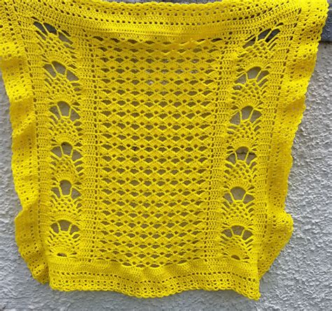 Ravelry Pineapple Panel Afghan Pattern By Southern Hookers
