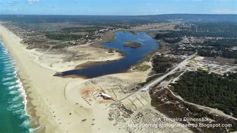 Offshore winds are from the east southeast. A Terceira Dimensão - Fotografia Aérea: Lagoa de Melides