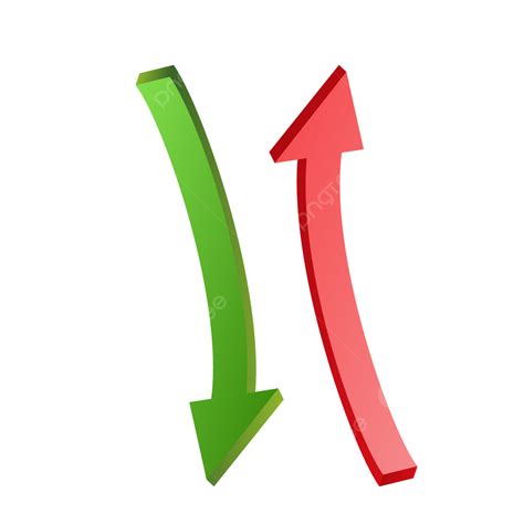 Thumbs Up And Down Clipart Transparent Png Hd Up And Down Arrows Red