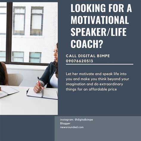 Are You Looking For A Life Coach Motivational Speaker Business