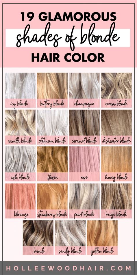 Different Shades Of Blonde Hair Color Ultimate Guide In