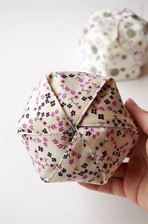 Self Closing Origami Fabric Box Origami Tutorials Fabric Origami