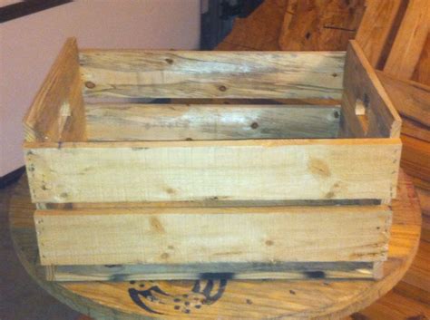 Crate Made From Reclaimed Wood Crates Reclaimed Wood Projects