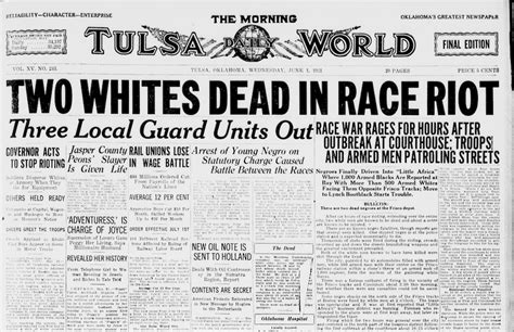 The Tulsa Race Massacre Of 1921