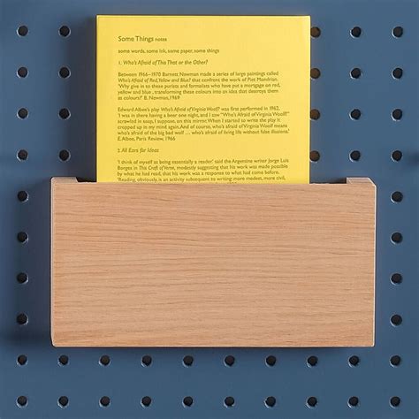 Pegboard Letter Holder By Block Design Peg Board Letter Holder