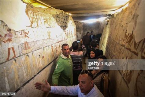 New Old Kingdom Tomb Discovered In Giza Fotografías E Imágenes De Stock