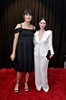 Teddy Geiger and Emily Hampshire attend the 2019 Grammys