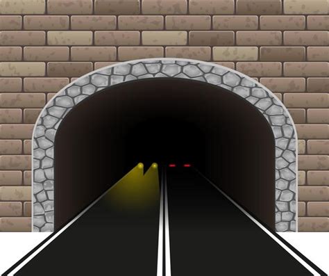 Automobile Tunnel Vector Illustration 515484 Vector Art At Vecteezy