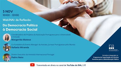 WebINAr de disseminação e partilha Da Democracia Política à Democracia