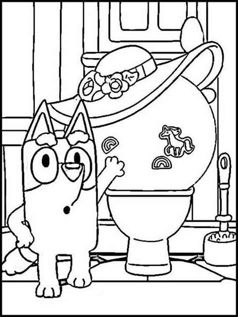 Dad And Bluey Coloring Page Download Print Or Color Online For Free