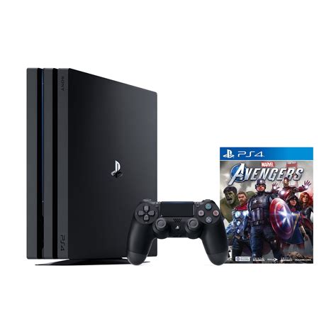 PlayStation 4 Pro 1TB Console with Marvel's Avengers - PS4 Pro 1TB Jet ...