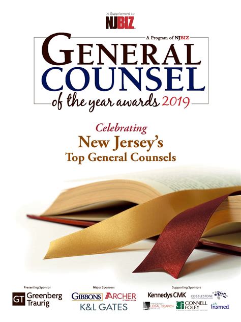 2019 General Counsel Of The Year Awards Njbiz