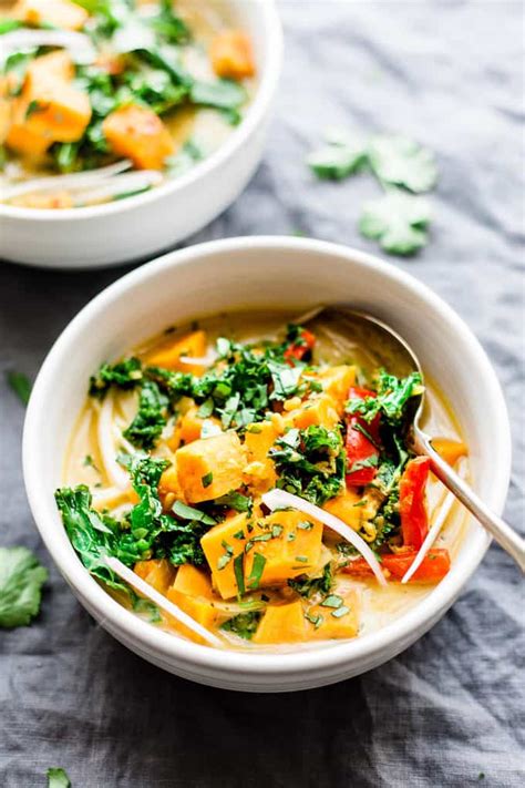 Thai Yellow Curry Sweet Potato Soup Salted Mint