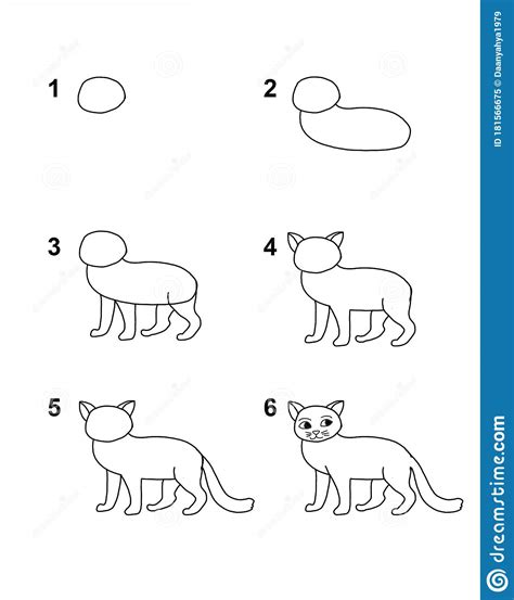 Cat Cartoon Drawing Step By Step – Bornmodernbaby