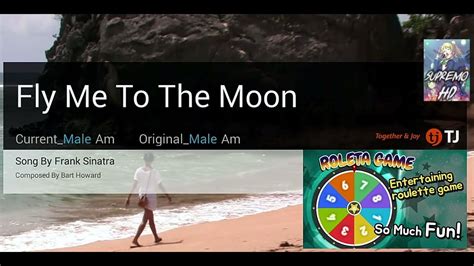Fly Me To The Moon Frank Sinatra Karaoke HD YouTube