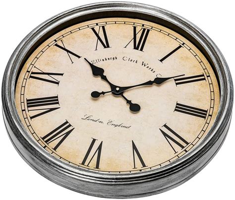 Bernhard Products Large Decorative Wall Clock 20 Inch Silent Non