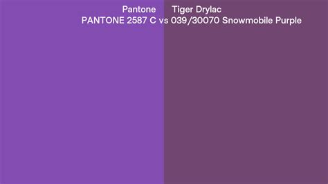 Pantone C Vs Tiger Drylac Snowmobile Purple Side By Side