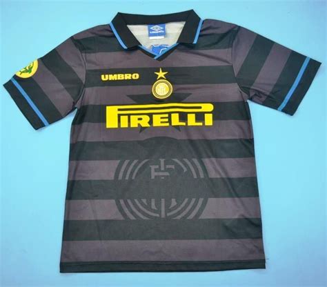 Maillot Foot Retro Inter Milan Finale Coupe Uefa 1998 Retro Football