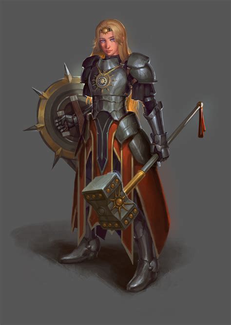 Dnd Leona The Human Paladin Commission By Otakoma On Deviantart