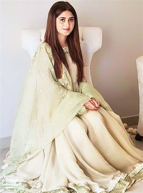 Pin By Faysal Khan 🖤 On Sajal Ali Beautiful Pakistani Dresses