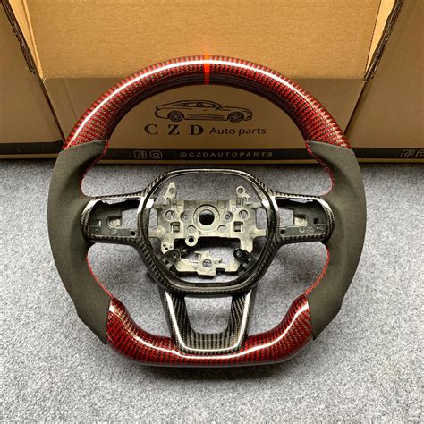 Czd Autoparts For Honda Civic 2021 2022 Carbon Fiber Steering Wheel Ma
