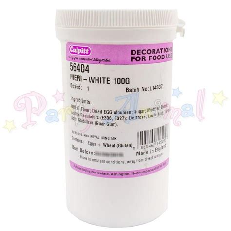 Meringue powder is widely used for making icing and as a topping on pies. Meri-White Royal Icing / Meringue Mix 100g | Egg white substitute, Meringue powder, Meringue